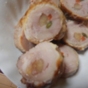 野菜巻き巻きチキンロール